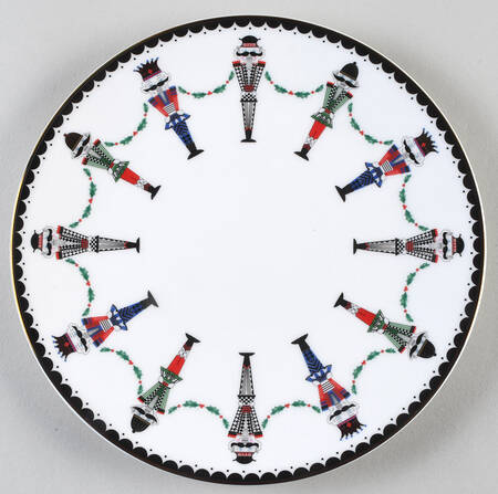 Nutcracker Accent Salad Plate