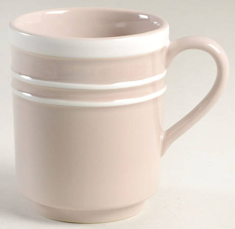 Sculpted Stripe-Beige Mug