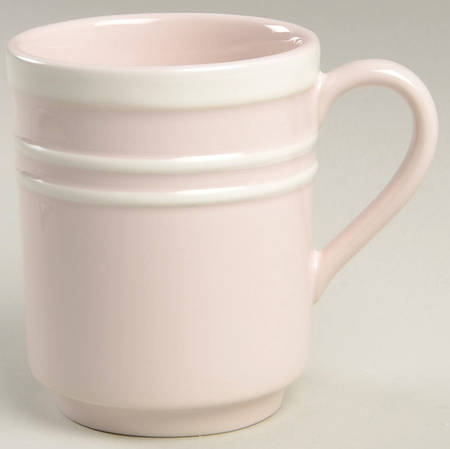Sculpted Stripe Blush Mug