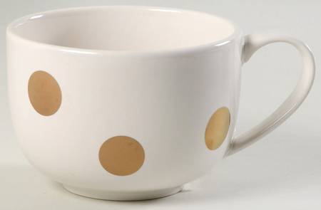 Deco Dot Gold Latte Mug