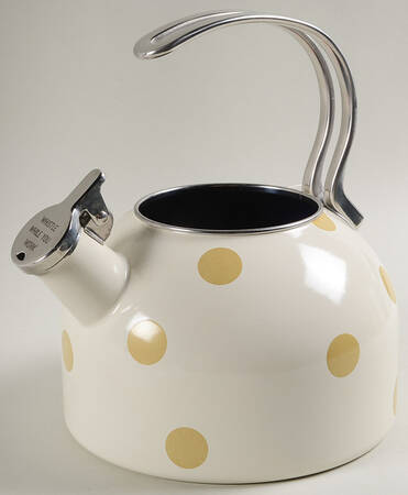 Deco Dot Gold Metal Kettle No Lid