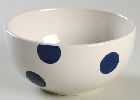 Deco Dot Cobalt Fruit/Dessert (Sauce) Bowl