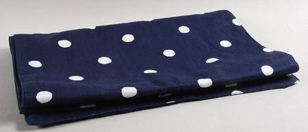 Deco Dot Cobalt 15" x 72" Cloth Table Runner