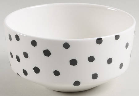 Primrose Drive Black Soup/Cereal Bowl