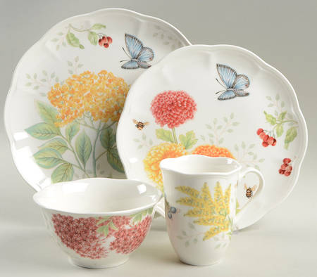 Butterfly Meadow Harvest 4 Piece Place Setting