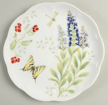 Butterfly Meadow Harvest Salad Plate