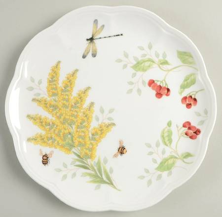 Butterfly Meadow Harvest Salad Plate