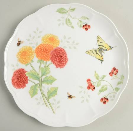 Butterfly Meadow Harvest Dinner Plate