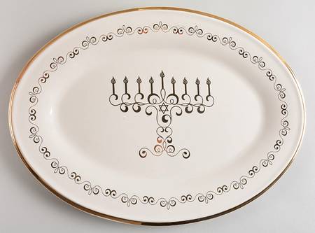 Festival of Lights 14" Oval Serving Platter