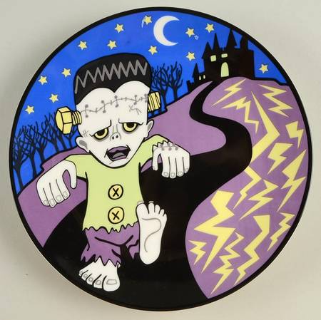 Halloween Characters Dessert/Pie Plate