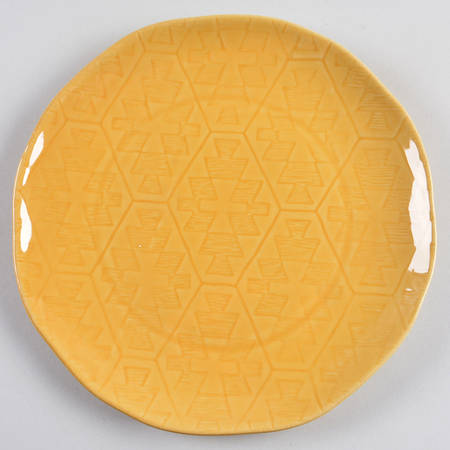 Desert Flora Goldenrod Salad Plate