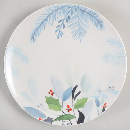 Frosted Pines Accent Salad Plate