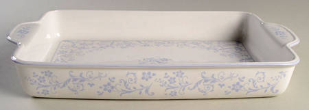 Colors of Spring 13"  Rectangular Baker