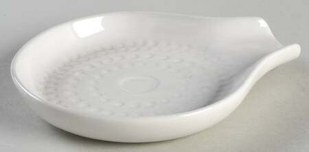Willow Drive Cream Spoon Rest/Holder (Holds 1 Spoon)