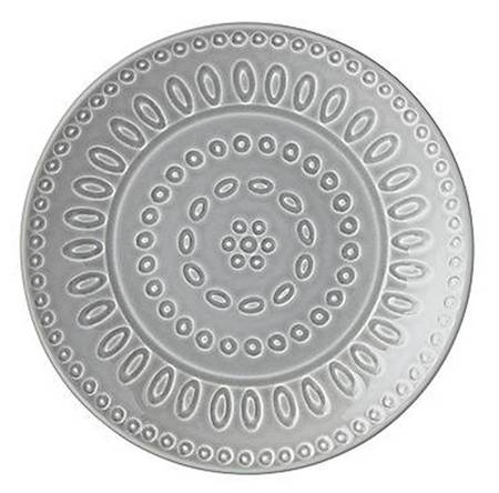 Willow Drive Grey Tidbit Plate