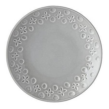 Willow Drive Grey Tidbit Plate