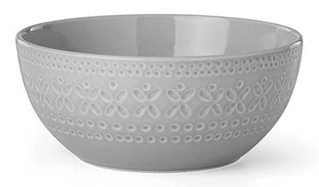Willow Drive Grey 8" Round Serving Bowl