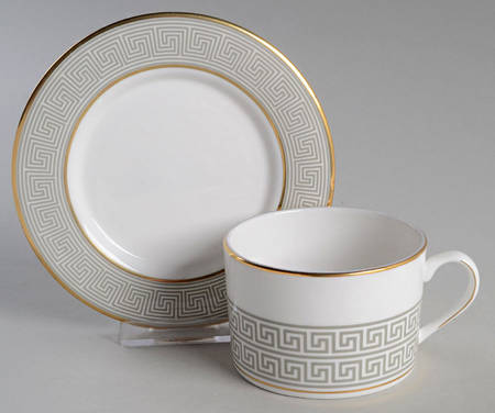 Delphi Flat Cup & Saucer Set