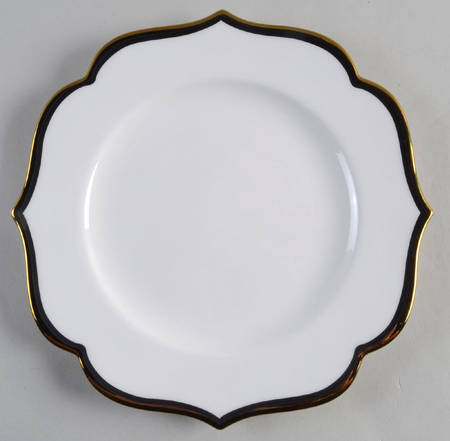 Contempo Luxe Black Luncheon/Salad Plate