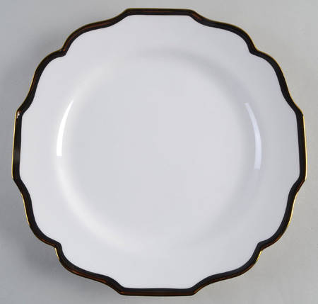 Contempo Luxe Black Dinner Plate