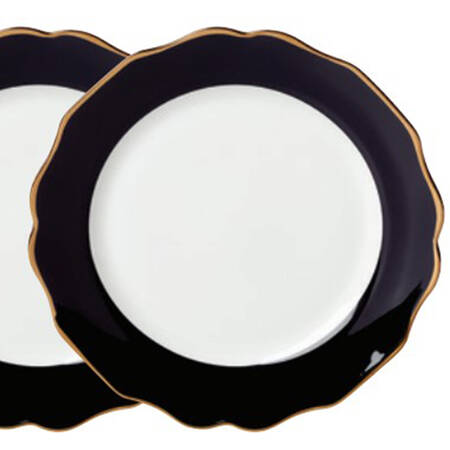 Contempo Luxe Black Dinner Plate
