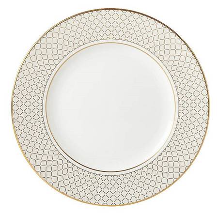 Venetian Lace Gold Dinner Plate
