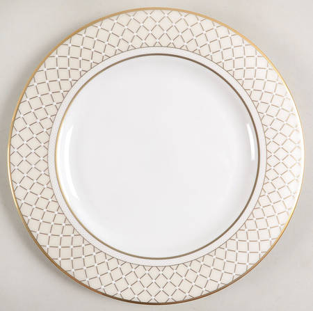 Venetian Lace Gold Salad Plate