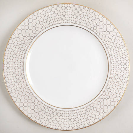 Venetian Lace Gold Dinner Plate