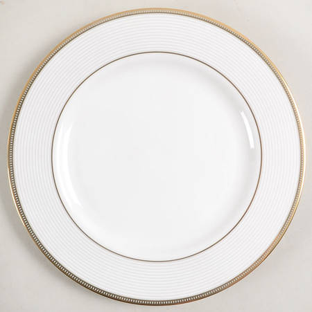 Opal Innocence Stripe Gold Salad Plate