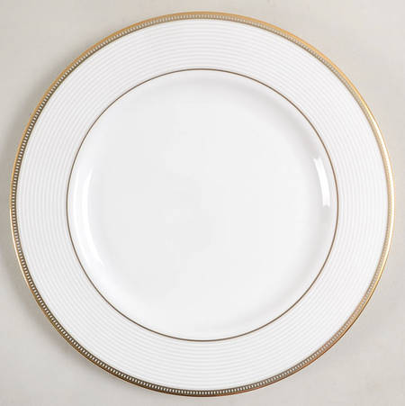 Opal Innocence Stripe Gold Salad Plate
