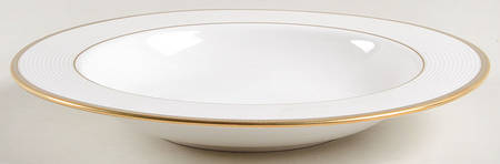 Opal Innocence Stripe Gold 9" Soup/Pasta Bowl
