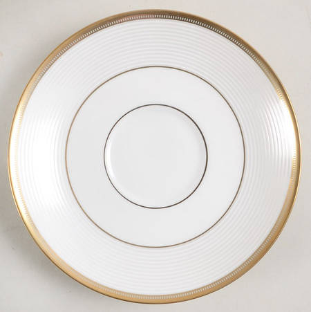 Opal Innocence Stripe Gold Saucer