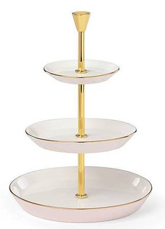 Two Hearts 3 Tier Jewelry Dish