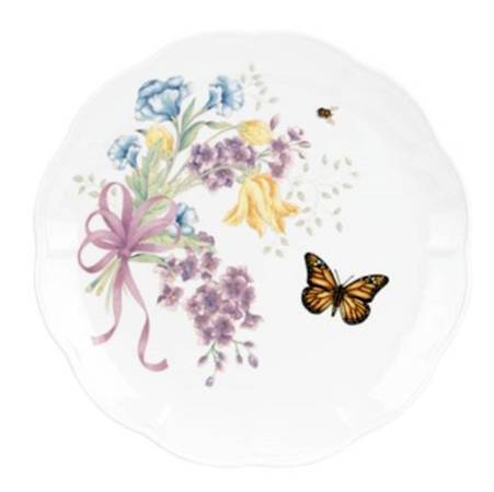 Butterfly Meadow Bouquet Dinner Plate