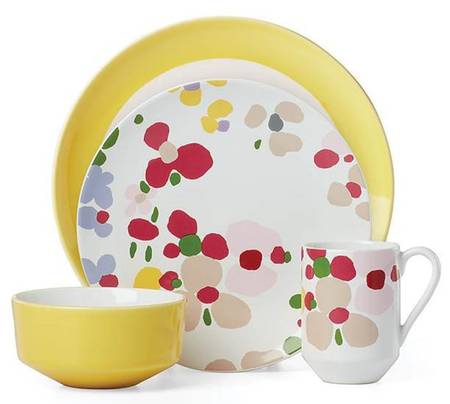 Nolita Blush Floral Accent Luncheon Plate