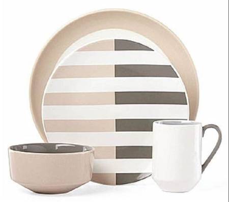Nolita Gray Accent Luncheon Plate