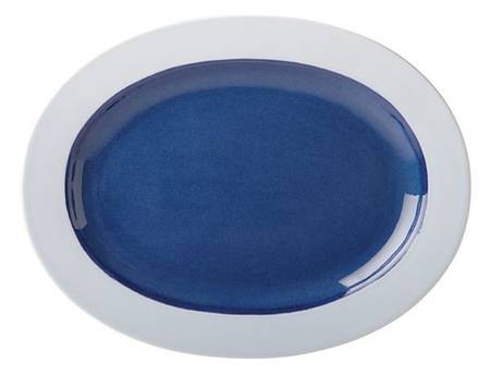 Nolita Blue 16" Oval Serving Platter