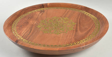 Global Tapestry Wood Lazy Susan Turntable