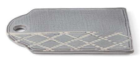Textured Neutrals 11" Handled Hors d'Oeuvre Board
