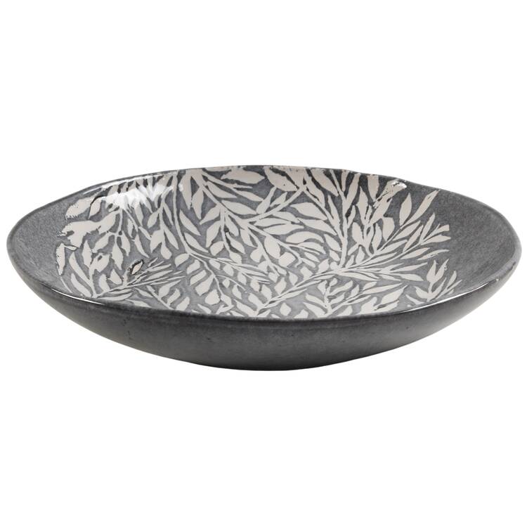 Textured Neutrals 12" Round Serving Bowl