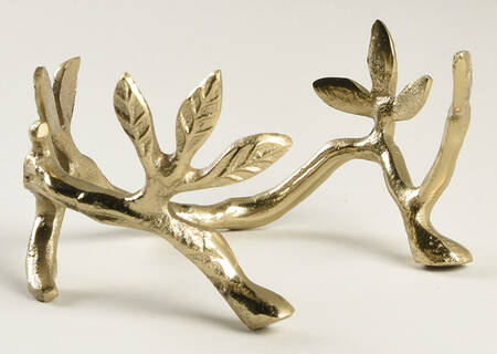Sprig and Vine Metal Stand for 4" Round Bowl