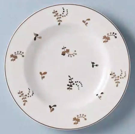 Opal Innocence Flourish Accent Luncheon Plate