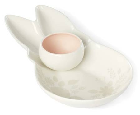 Floral Bunny (2 Piece) Chip & Dip Set