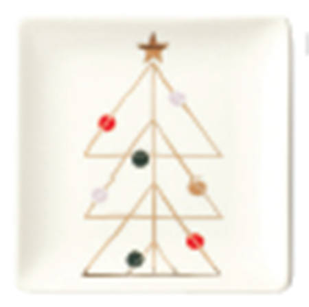 Yule Love It 4" Square Tray