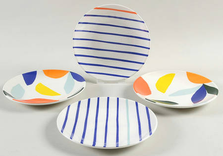 Citrus Twist Tidbit Plate - Set of 4 Motifs