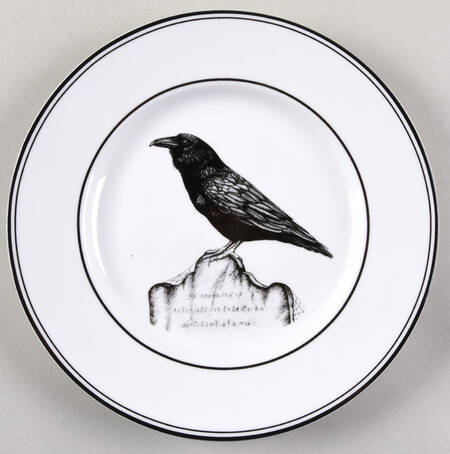 Vintage Halloween Salad/Dessert Plate
