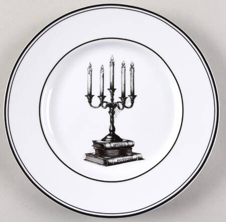 Vintage Halloween Salad/Dessert Plate