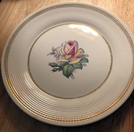 Golden Tea Rose by Limoges-American
