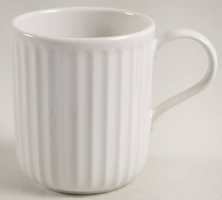 French Perle Scallop Mug by Lenox