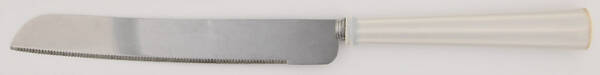 French Perle Scallop Wedding Cake Knife with Stainless Blade